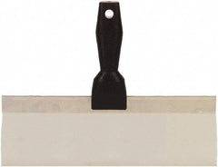 Hyde Tools - 12" Wide Flexible Blade Stainless Steel Joint Knife - Flexible, Polypropylene Handle - Eagle Tool & Supply