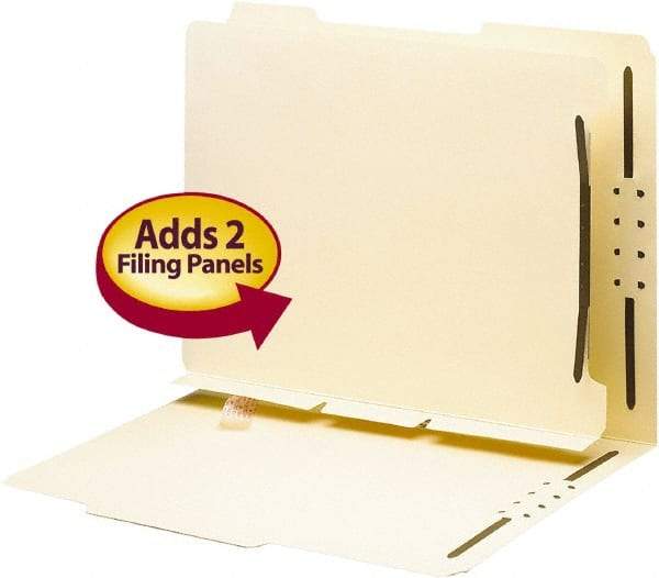 SMEAD - 11 x 8 1/2" 25 Tabs, Self-Adhesive, Self Adhesive Divider - Manila - Eagle Tool & Supply