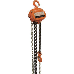 Vestil - 1,000 Lb Lifting Capacity, 10' Lift Height, Hand Hoist - Made from Chain - Eagle Tool & Supply