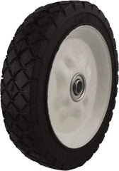 Marathon Industries - 7 Inch Diameter x 1-1/2 Inch Wide, Rubber Caster Wheel - 60 Lb. Capacity, 1-3/8 Inch Hub Length, 1/2 Inch Axle Diameter - Eagle Tool & Supply