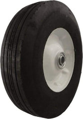 Marathon Industries - 10 Inch Diameter x 2-1/2 Inch Wide, Rubber Caster Wheel - 300 Lb. Capacity, 2-5/16 Inch Hub Length, 5/8 Inch Axle Diameter - Eagle Tool & Supply