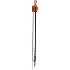 Vestil - 4,000 Lb Lifting Capacity, 15' Lift Height, Hand Hoist - Made from Chain - Eagle Tool & Supply