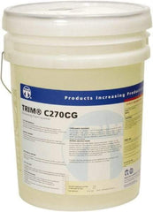 Master Fluid Solutions - Trim C270CG, 5 Gal Pail Cutting & Grinding Fluid - Synthetic, For Cutting, Grinding - Eagle Tool & Supply