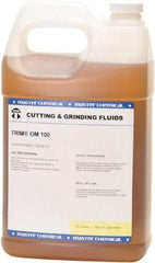 Master Fluid Solutions - Trim OM 100, 1 Gal Bottle Cutting Fluid - Straight Oil - Eagle Tool & Supply