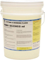 Master Fluid Solutions - Trim SC230CG nd, 5 Gal Pail Cutting & Grinding Fluid - Semisynthetic, For Cutting, Grinding - Eagle Tool & Supply