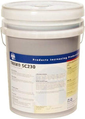 Master Fluid Solutions - Trim SC230, 5 Gal Pail Cutting & Grinding Fluid - Semisynthetic, For Cutting, Grinding - Eagle Tool & Supply