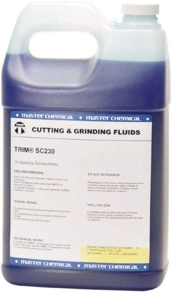 Master Fluid Solutions - Trim SC230, 1 Gal Bottle Cutting Fluid - Semisynthetic - Eagle Tool & Supply