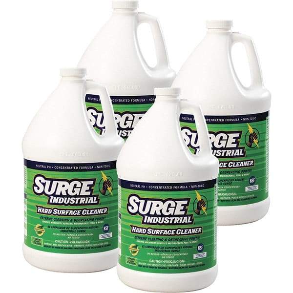Surge Industrial - 1 Gal Bottle Cleaner/Degreaser - Liquid, Neutral pH, Unscented - Eagle Tool & Supply