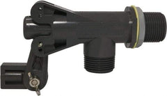 Control Devices - 1" Pipe, PVC, Angle Pattern-Single Seat, Mechanical Float Valve - 100 psi, MNPT End Connections - Eagle Tool & Supply