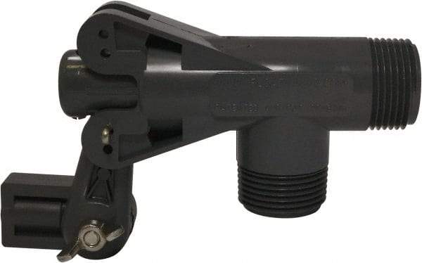 Control Devices - 1-1/4" Pipe, PVC, Angle Pattern-Double Seat, Mechanical Float Valve - 100 psi, MNPT End Connections - Eagle Tool & Supply