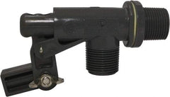 Control Devices - 3/4" Pipe, PVC, Angle Pattern-Single Seat, Mechanical Float Valve - 100 psi, MNPT End Connections - Eagle Tool & Supply