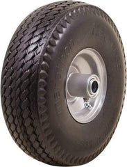 Marathon Industries - 3-19/64" Wide x 10-1/2" High x 4" Deep Flat Free Hand Truck Tire - 300 Lb Load Capacity - Eagle Tool & Supply