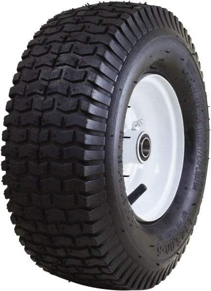 Marathon Industries - 5" Wide x 13" High x 5" Deep Turf Pneumatic Hand Truck Tire - 350 Lb Load Capacity - Eagle Tool & Supply