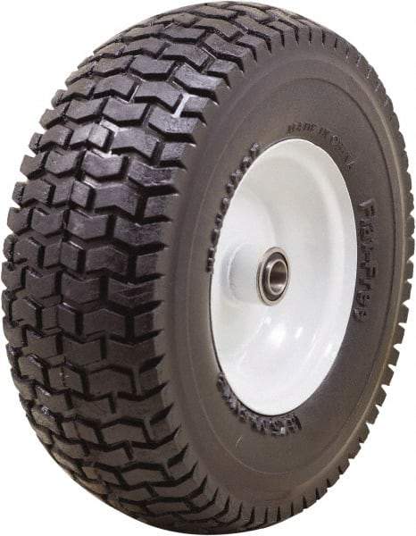 Marathon Industries - 4-1/2" Wide x 13" High x 7" Deep Turf Flat Free Hand Truck Tire - 400 Lb Load Capacity - Eagle Tool & Supply