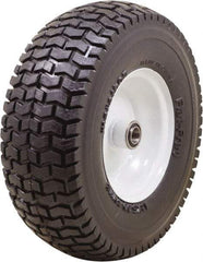 Marathon Industries - 4-1/2" Wide x 13" High x 7" Deep Turf Flat Free Hand Truck Tire - 400 Lb Load Capacity - Eagle Tool & Supply