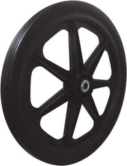 Marathon Industries - 1-27/32" Wide x 20" High x 2" Deep Flat Free Hand Truck Tire - 250 Lb Load Capacity - Eagle Tool & Supply