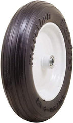 Marathon Industries - 3-13/64" Wide x 13" High x 4" Deep Flat Free Hand Truck Tire - 300 Lb Load Capacity - Eagle Tool & Supply