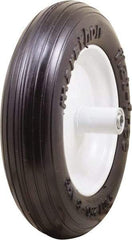 Marathon Industries - 3-13/64" Wide x 13" High x 6" Deep Flat Free Hand Truck Tire - 300 Lb Load Capacity - Eagle Tool & Supply