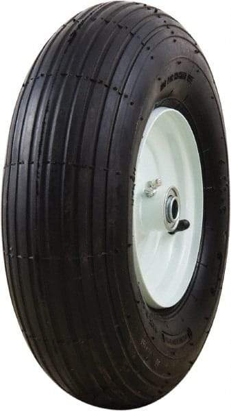 Marathon Industries - 3-45/64" Wide x 13" High x 4" Deep Pneumatic Hand Truck Tire - 300 Lb Load Capacity - Eagle Tool & Supply
