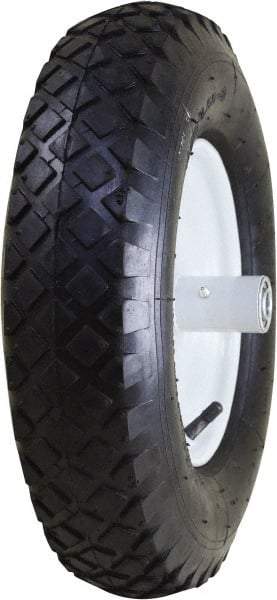 Marathon Industries - 3-25/64" Wide x 15-1/2" High x 6" Deep Pneumatic Hand Truck Tire - 400 Lb Load Capacity - Eagle Tool & Supply