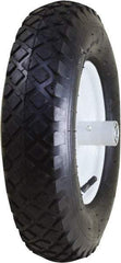 Marathon Industries - 3-25/64" Wide x 15-1/2" High x 6" Deep Pneumatic Hand Truck Tire - 400 Lb Load Capacity - Eagle Tool & Supply