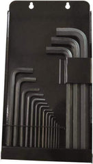 Bondhus - 17 Piece L-Key Hex Key Set - Hex Range 0.035 to 5/8", Protanium High Torque Steel - Eagle Tool & Supply