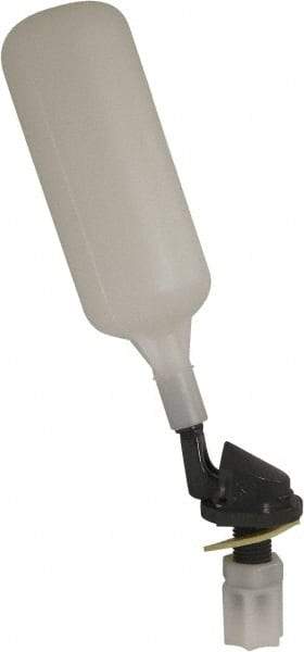 Control Devices - 1/4" Pipe, PVC, Angle Pattern-Single Seat, Mechanical Float Valve - 100 psi, Comp End Connections - Eagle Tool & Supply