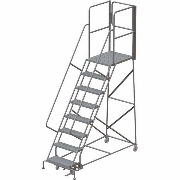 TRI-ARC - Rolling & Wall Mounted Ladders & Platforms Type: Rolling Warehouse Ladder Style: Rolling Platform Ladder - Eagle Tool & Supply