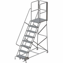 TRI-ARC - Rolling & Wall Mounted Ladders & Platforms Type: Rolling Warehouse Ladder Style: Rolling Platform Ladder - Eagle Tool & Supply
