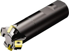 Sandvik Coromant - 0.52" Cut Diam, 5/8" Arbor Hole, 5.47mm Max Depth of Cut, 45° Indexable Chamfer & Angle Face Mill - 1 Insert, 495-09T3M-XL Insert, Right Hand Cut, Through Coolant, Series CoroMill 495 - Eagle Tool & Supply