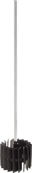 Hyde Tools - Steel & Polypropylene Paint Mixer - 17-1/2" Long, 5/16" Shank Diam, Compatible with 1 to 5 Gal Containers - Eagle Tool & Supply