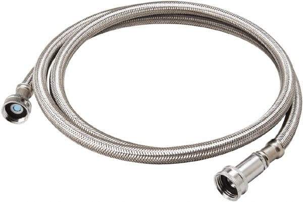 B&K Mueller - 3/4" Hose Inlet, 3/4" Hose Thread Outlet, Stainless Steel Washing Machine Connector - Use with Washer Machines - Eagle Tool & Supply