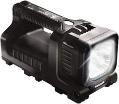 Pelican Products, Inc. - White LED Bulb, 1,203 Lumens, Spotlight/Lantern Flashlight - Black Plastic Body, 6 3.7V Lithium-Ion Batteries Included - Eagle Tool & Supply