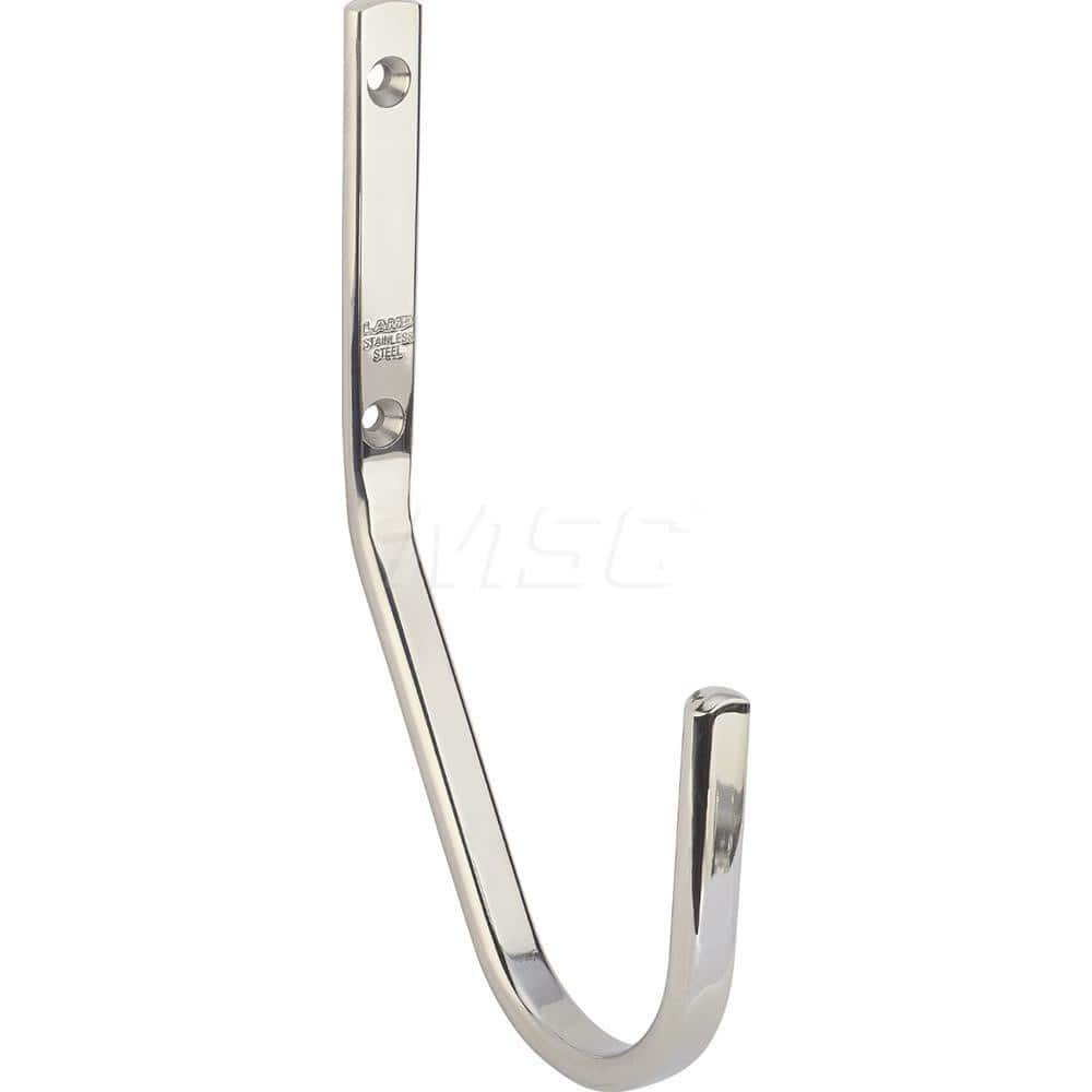 All-Purpose & Utility Hooks; Overall Length (Inch): 4-23/32; Finish/Coating: Mirror; Maximum Load Capacity: 48.00; Additional Information: Distance Between Mounting Holes; Projection: 90 mm; 70 mm; Minimum Order Quantity: 303 Stainless Steel; Type: Large