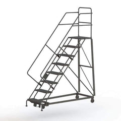 TRI-ARC - Rolling & Wall Mounted Ladders & Platforms Type: Stairway Slope Ladder Style: Rolling Safety Ladder - Eagle Tool & Supply