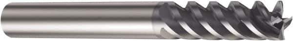 Sandvik Coromant - 5/16", 4 Flute, Solid Carbide, 1/64" Corner Radius End Mill - 3-1/2" OAL, 50° Helix, 5/8" LOC - Eagle Tool & Supply