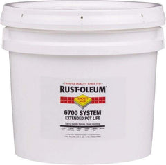 Rust-Oleum - 1 Gal Pail Clear Epoxy Floor Coating - 100 Sq Ft/Gal Coverage, <100 g/L g/L VOC Content, Low Odor & Low VOC - Eagle Tool & Supply
