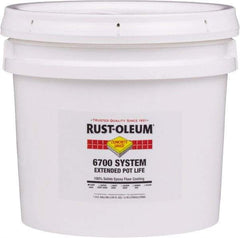 Rust-Oleum - 2 Gal Pail Super Light Gray Epoxy Floor Coating - 100 Sq Ft/Gal Coverage, <100 g/L g/L VOC Content, Low Odor & Low VOC - Eagle Tool & Supply