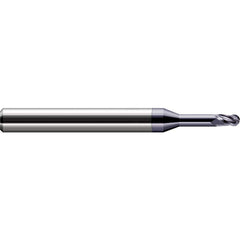 Harvey Tool - Ball End Mills; Mill Diameter (Decimal Inch): 0.0290 ; Number of Flutes: 3 ; Length of Cut (mm): 1.1000 ; Length of Cut (Decimal Inch): 0.0430 ; Material: Solid Carbide ; Overall Length (Inch): 2-1/2 - Exact Industrial Supply