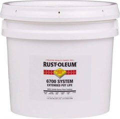Rust-Oleum - 2 Gal Pail Clear Epoxy Floor Coating - 100 Sq Ft/Gal Coverage, <100 g/L g/L VOC Content, Low Odor & Low VOC - Eagle Tool & Supply