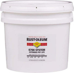 Rust-Oleum - 2 Gal Pail Navy Gray Epoxy Floor Coating - 100 Sq Ft/Gal Coverage, <100 g/L g/L VOC Content, Low Odor & Low VOC - Eagle Tool & Supply