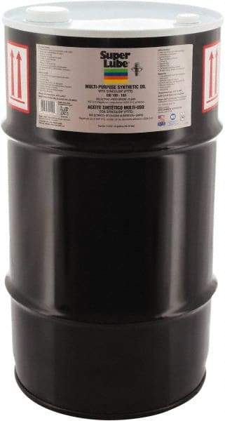 Synco Chemical - 15 Gal Keg Oil with PTFE Direct Food Contact White Oil - Translucent, -45°F to 450°F, Food Grade - Eagle Tool & Supply