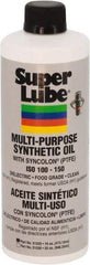 Synco Chemical - 1 Pint Bottle Oil with PTFE Direct Food Contact White Oil - Translucent, -45°F to 450°F, Food Grade - Eagle Tool & Supply