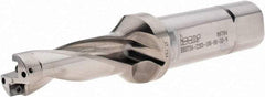Iscar - 2.2" Max Drill Depth, 3xD, 47/64" Diam, Indexable Insert Drill - 1" Shank Diam, Straight Shank - Eagle Tool & Supply