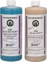 Precision Brand - 1 Quart Bottle ABC Blackener and Sealant Kit - (2) 32 Fluid Ounce Bottles - Eagle Tool & Supply