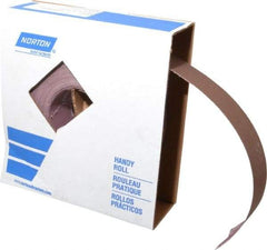 Norton - 2" x 50 Yd 280 Grit Aluminum Oxide Cloth Roll - Extra Fine Grade, J Weighted Backing - Eagle Tool & Supply