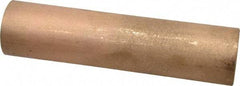 Made in USA - 1-1/2 Inch Outside Diameter x 6-1/2 Inch Long, Bronze Round Tube - 1 Inch Inside Diameter, Alloy SAE 841 Oil Impregnated Bronze, 2 Lb. Shipping Weight - Eagle Tool & Supply