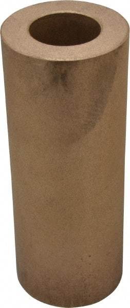 Made in USA - 2-1/2 Inch Outside Diameter x 6-1/2 Inch Long, Bronze Round Tube - 1-1/2 Inch Inside Diameter, Alloy SAE 841 Oil Impregnated Bronze, 6 Lb. Shipping Weight - Eagle Tool & Supply