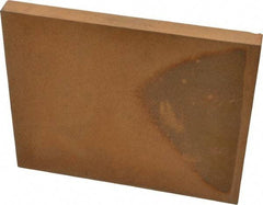 Made in USA - 1/2 Inch Thick x 5 Inch Wide x 6 Inch Long, Oil Impregnated Bronze Plate - Alloy SAE 841 - Eagle Tool & Supply
