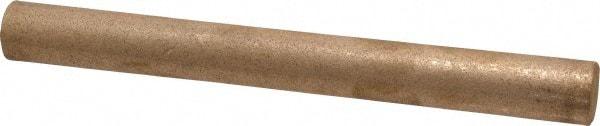 Made in USA - 5/8 Inch Diameter x 6-1/2 Inch Long, Oil Impregnated Bronze Round Rod - Alloy SAE 841 - Eagle Tool & Supply